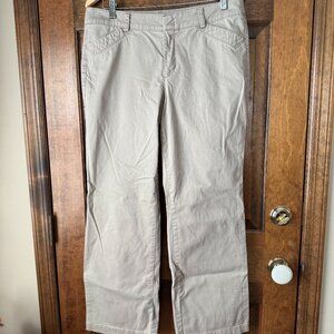 Dockers Khaki Straight Leg Pants Size 12S